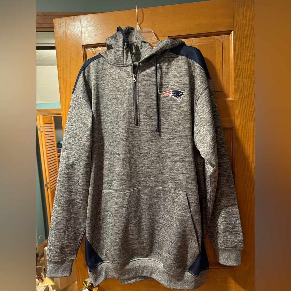 Patriots half zip hoodie